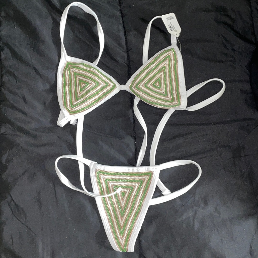 Hand Beaded Micro Bikini
